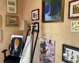 Art, easel