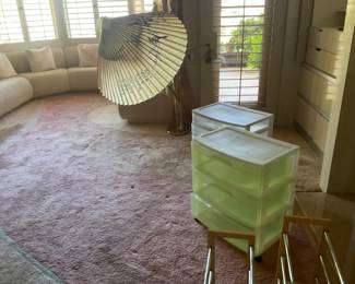 Storage containers, umbrella