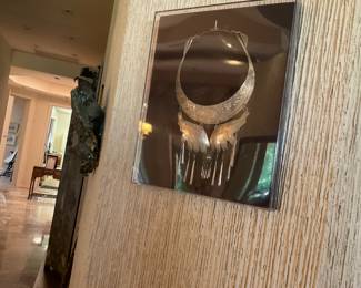 Tribal necklace framed