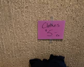 All clothes $5