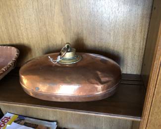 Antique Copper Warming Bottle