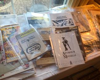 Vintage Theatre Programs