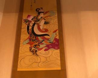 Vintage Japanese Hanging Scroll