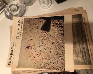 Moon Landing Newspapers