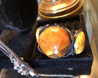 Large Baltic Amber Cuff