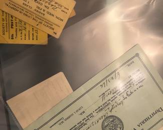 Antique Vaccination Certificates; Health