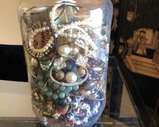 Bulk Jar of Better Costume Jewelry