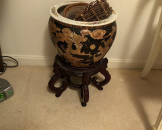 Chinese Planter with stand