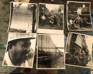 Vintage Railroad black and white photos