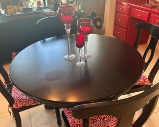 Dinette table and four chairs