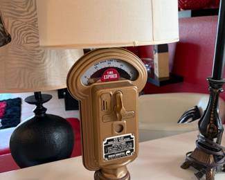 Vintage Real Duncan Miller Parking Meter Table Lamp 