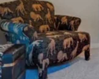 Safari themed side chair