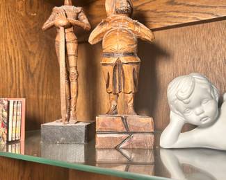 Wood Sculptures Artist Signed