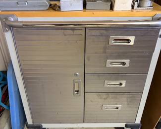 Seville Classics Garage Storage Rolling cabinet Workbench 