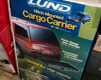 Lund Hitch-Mounted cargo carrier