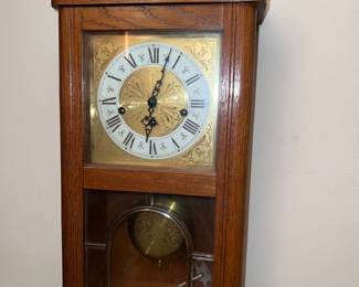 vintage Westminster chime wall clock