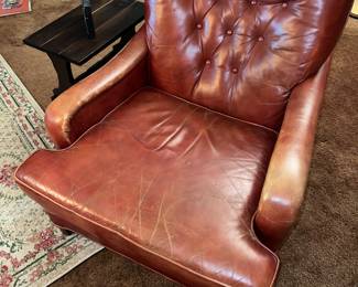 Vintage brown leather chair