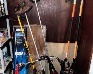 Weed eaters & Pole saws 
