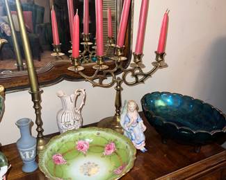 1 of 2 Pair of Brass candelabra‘s