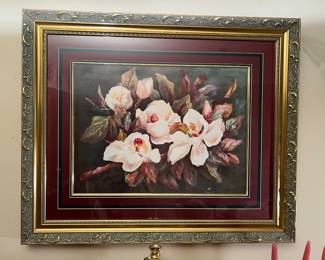 Magnolia Flower Print by D.Storms 