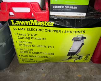 LawnMaster 15 AMP Electric Chipper/Shredder