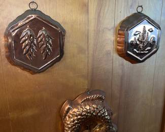 3 different copper Molds