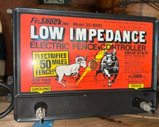 Electric fence controller