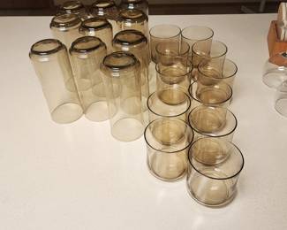 Smoky glassware set