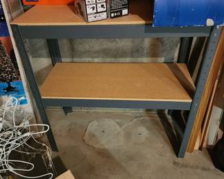 Wood/Metal Shelving