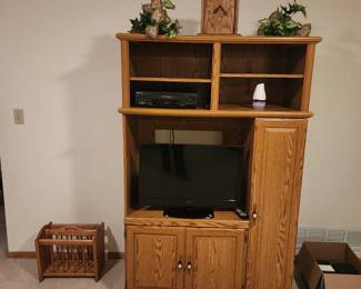 Wood Entertainment Center
