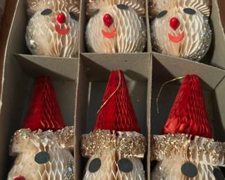 Holt Howard honey comb ornaments in box