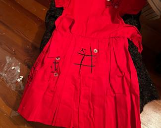 Tic tac toe child’s dress and sweater 