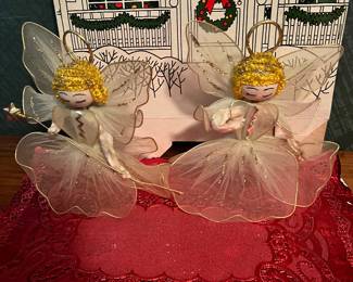 Vintage Christmas angels