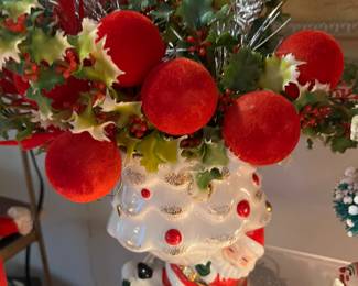 Vintage Santa planter