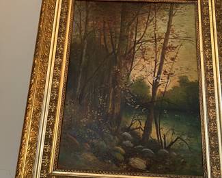 Framed Oil painting