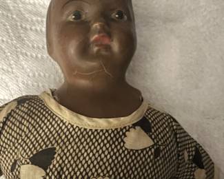 Black baby doll cloth body