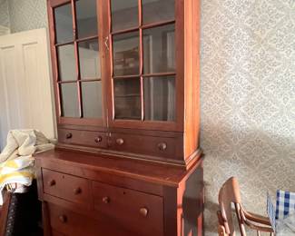 Late 1800’a Cherry step back cupboard