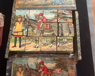 6 sided Puzzle blocks in original box
