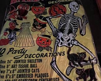 Old Halloween decor in original bag