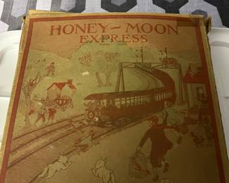 Original box for honey moon express train.