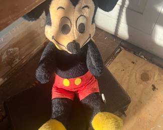 Old plush Mickey Mouse