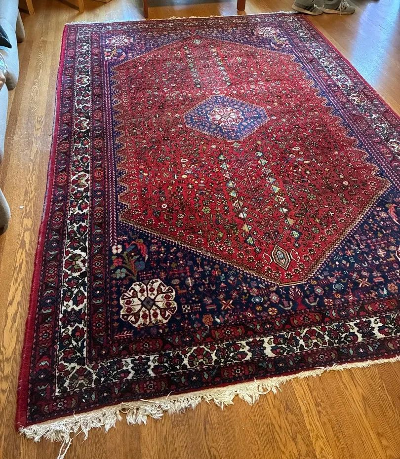 Persian Wool Rug, 82x122in