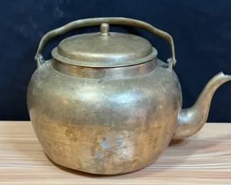 South Korean Brass Tea Kettle