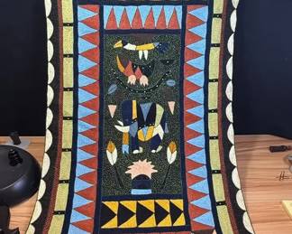 1999 Artist Signed Embroidery Panel
