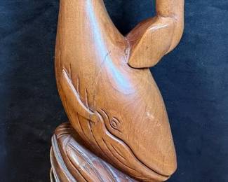 1999 La Paz Carving Of A Whale