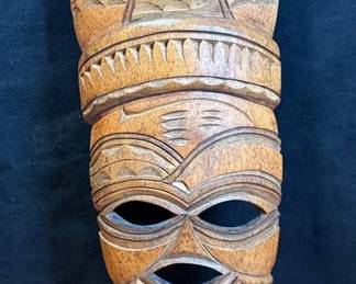 African Carved Wood Mask