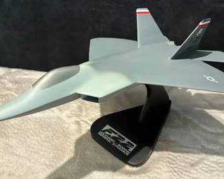 Lockheed Boeing Defense Program F22 Desk Model
