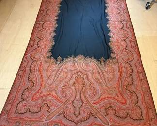 Antique Paisley Kirking Shawl