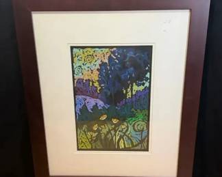 Brett Varney Oil Pastel Drawing