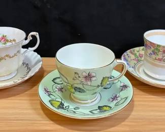 Old Royal, Colclough China And Royal Albert Teacups